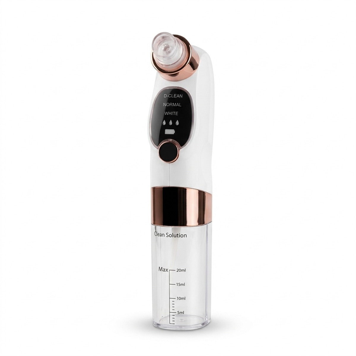 Poréa Glow pore vacuum and blackhead remover device on a white background