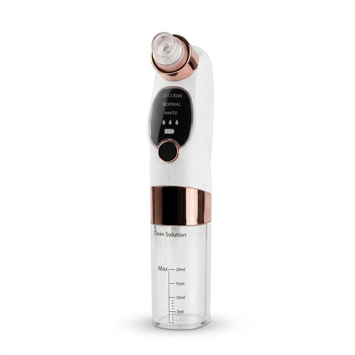 Poréa Glow pore vacuum and blackhead remover device on a white background